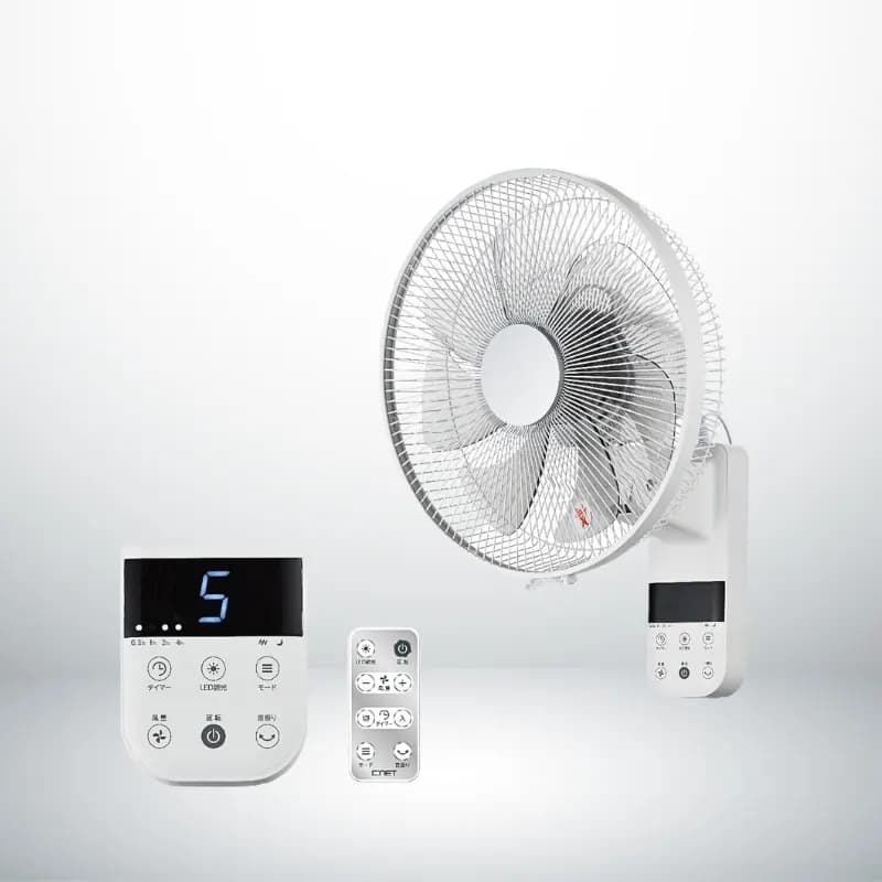 Quạt treo tường C:NET CKDF307WH | Động cơ DC | Nội địa Nhật Bản